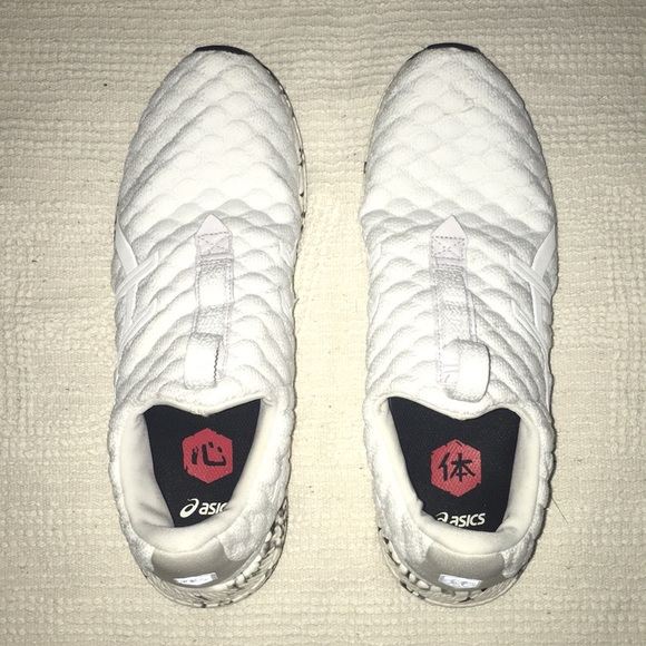 asics hypergel kenzen white